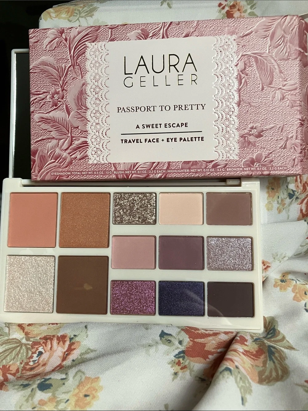 Laura Geller-& Watercolor Multi Eyeshadow Palettes& travel, face, & eye palette